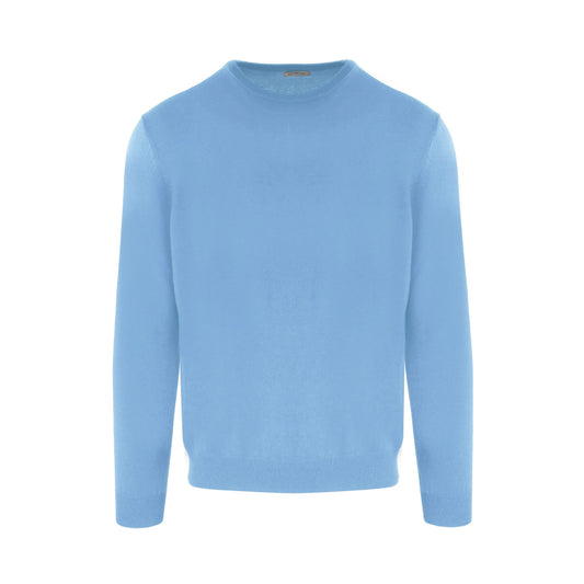 Malo "Ice Blue Cashmere Sweater for Men"