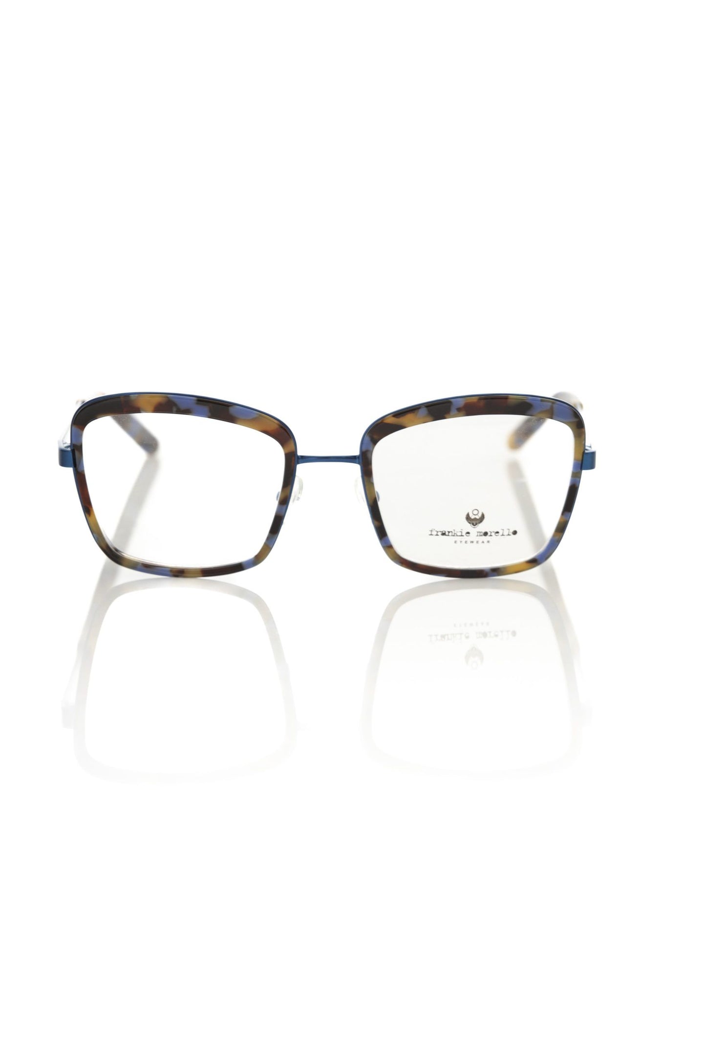 Frankie Morello Blue Metallic Eyeglasses Frame for Women