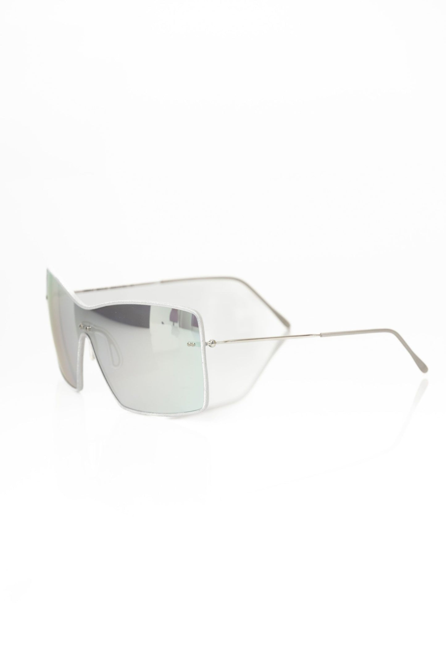 Frankie Morello Silver Metallic Women's Sunglasses