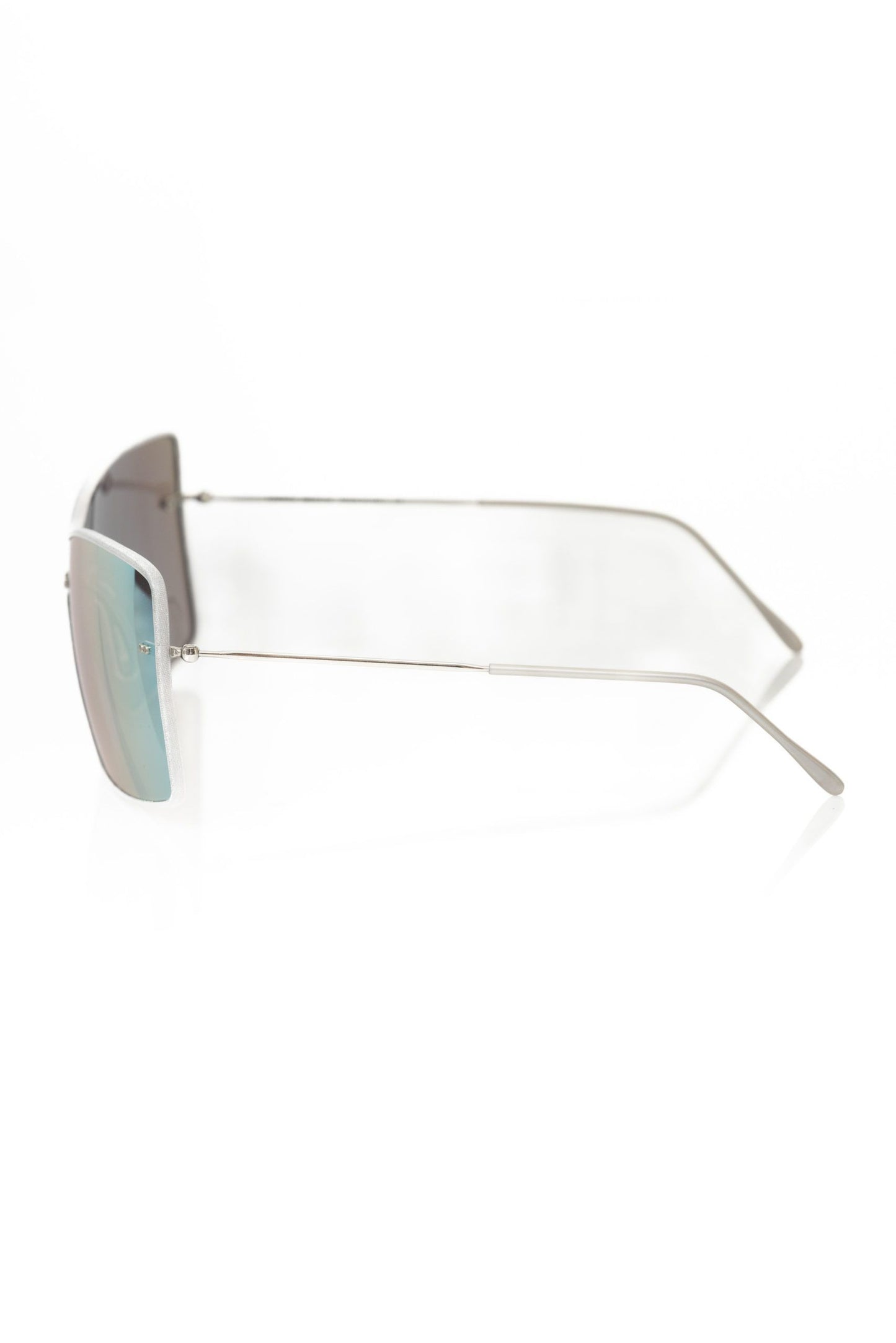 Frankie Morello Silver Metallic Women's Sunglasses