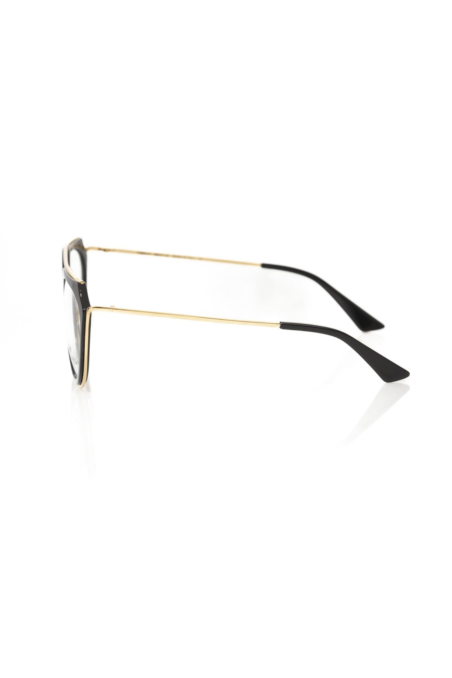 Frankie Morello Chic aviator-style glasses with gold accents