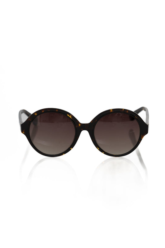 Frankie Morello Black Acetate Sunglasses for Women