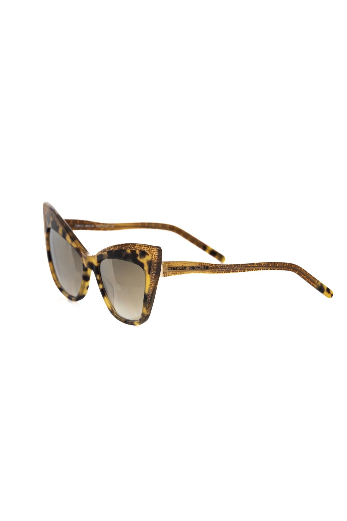 Frankie Morello Brown Acetate Sunglasses for Women