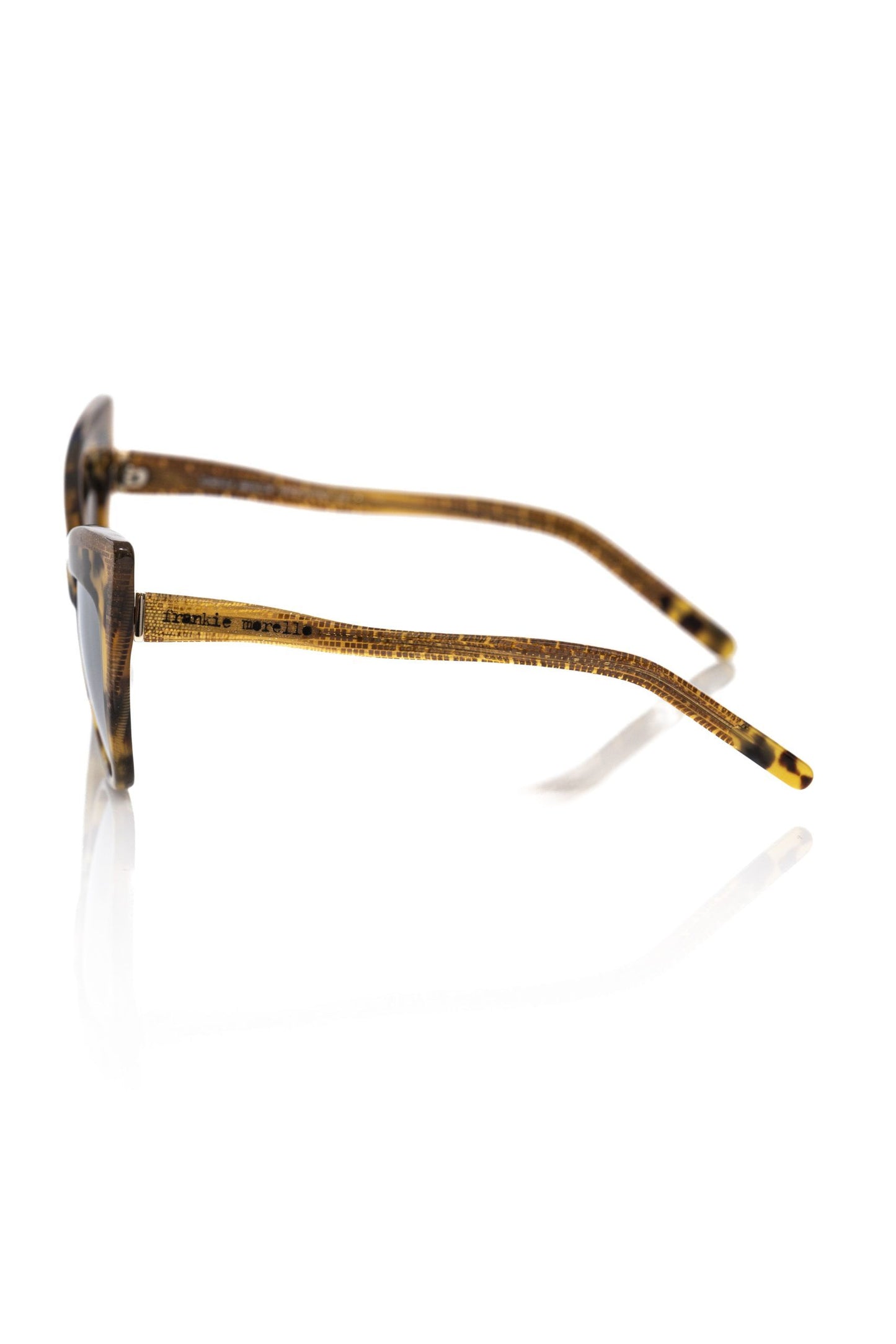 Frankie Morello Brown Acetate Sunglasses for Women