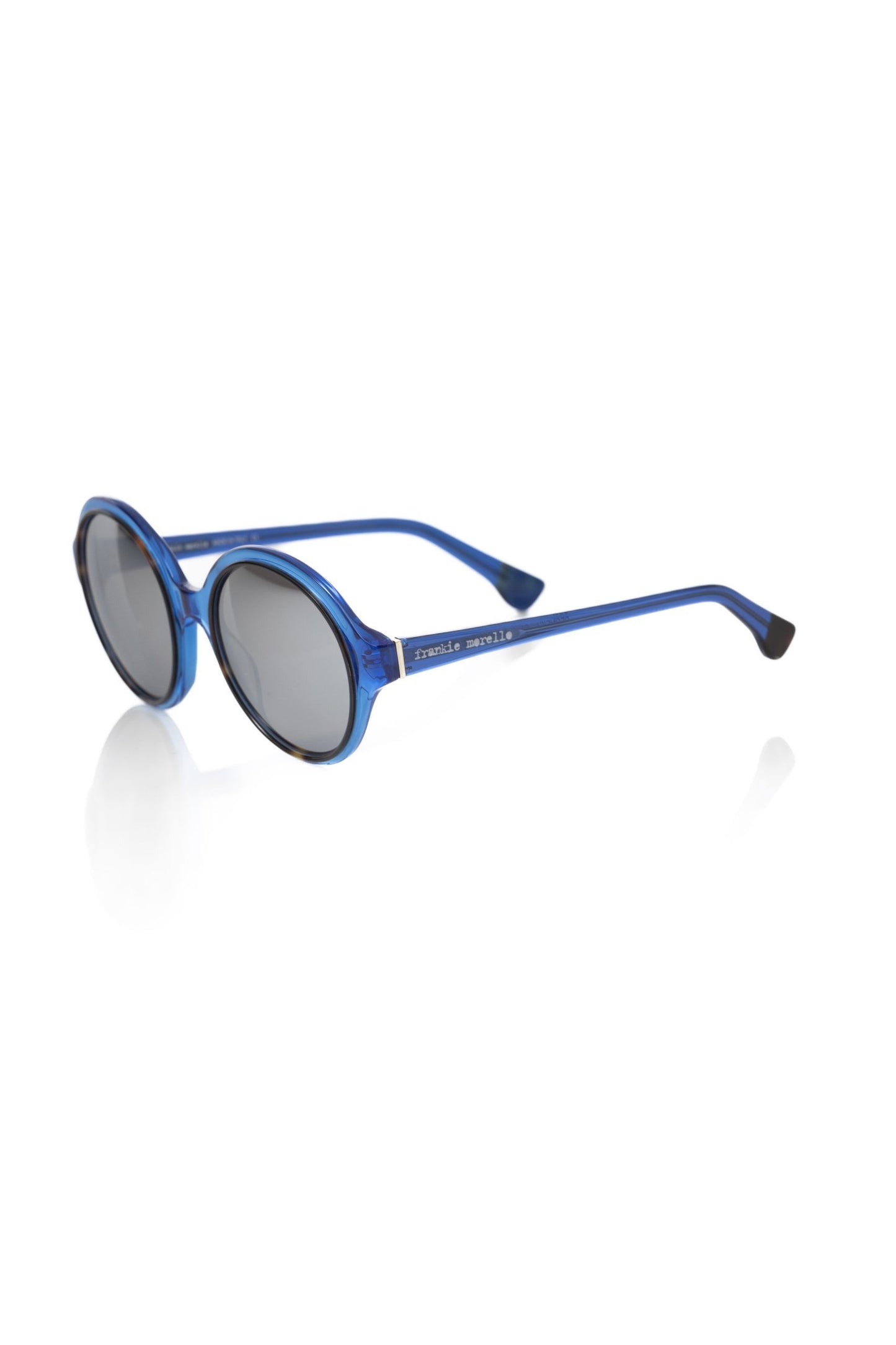 Frankie Morello Blue Acetate Sunglasses for Women