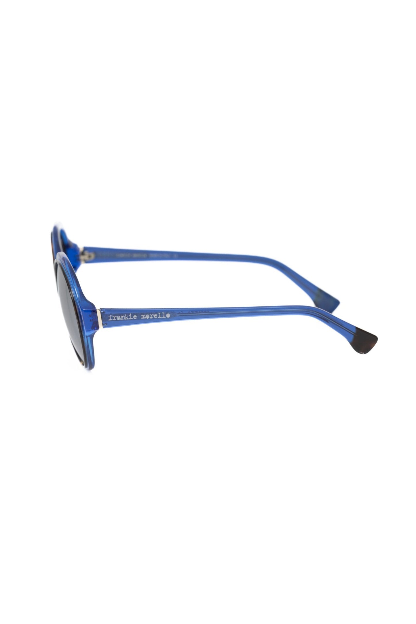 Frankie Morello Blue Acetate Sunglasses for Women