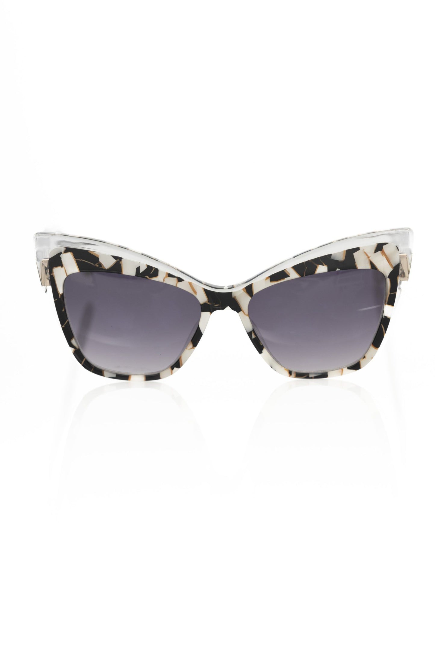 Frankie Morello Black Acetate Sunglasses for Women