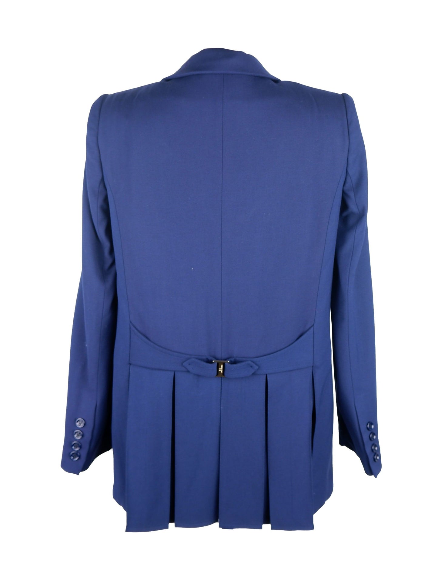 Elisabetta Franchi Elegant blue jacket with open front