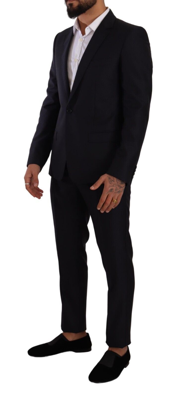 Dolce &amp; Gabbana Elegant Slim Fit Men's Suit in Wool, Silk and Cashmere