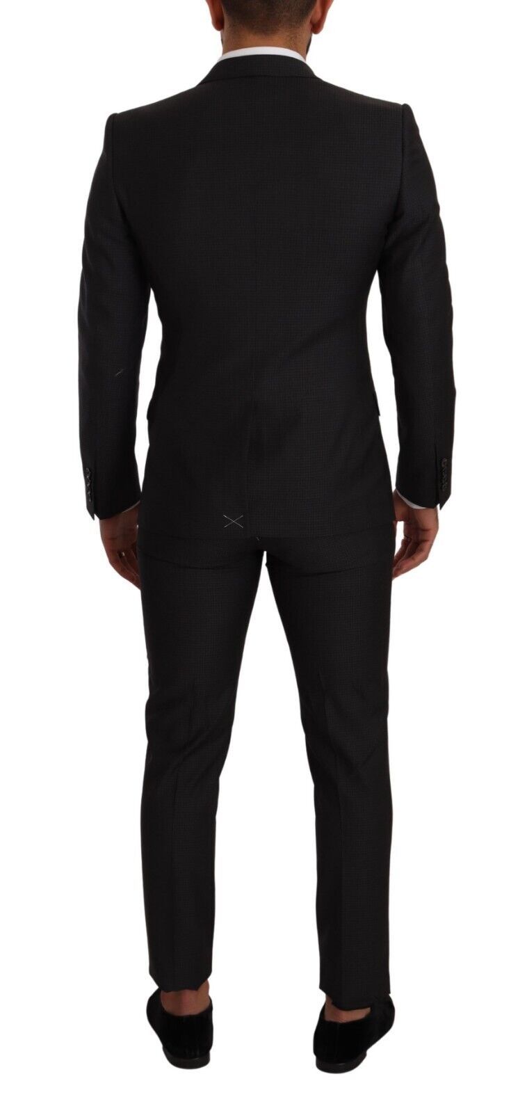 Dolce &amp; Gabbana Elegant Martini Suit in Black Wool