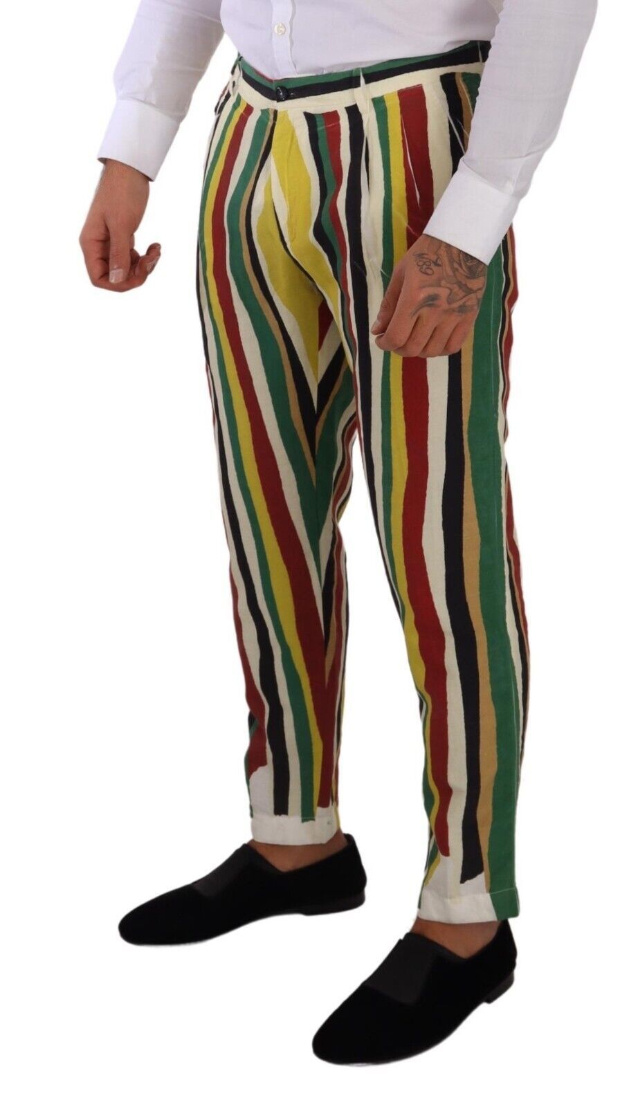 Dolce &amp; Gabbana Elegant striped skinny pants