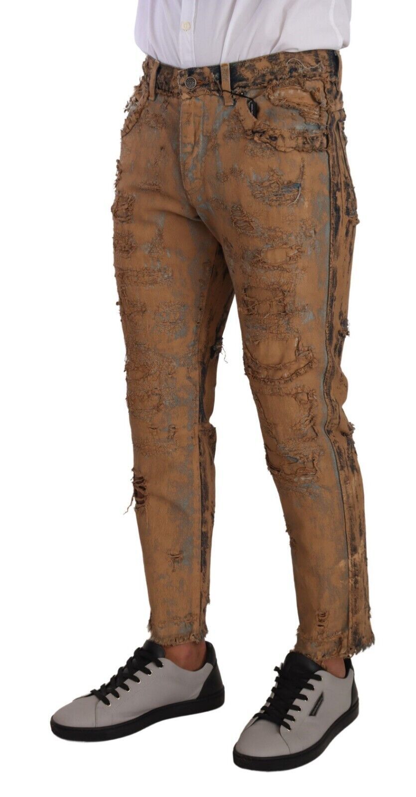 Dolce &amp; Gabbana Authentic classic distressed denim trousers