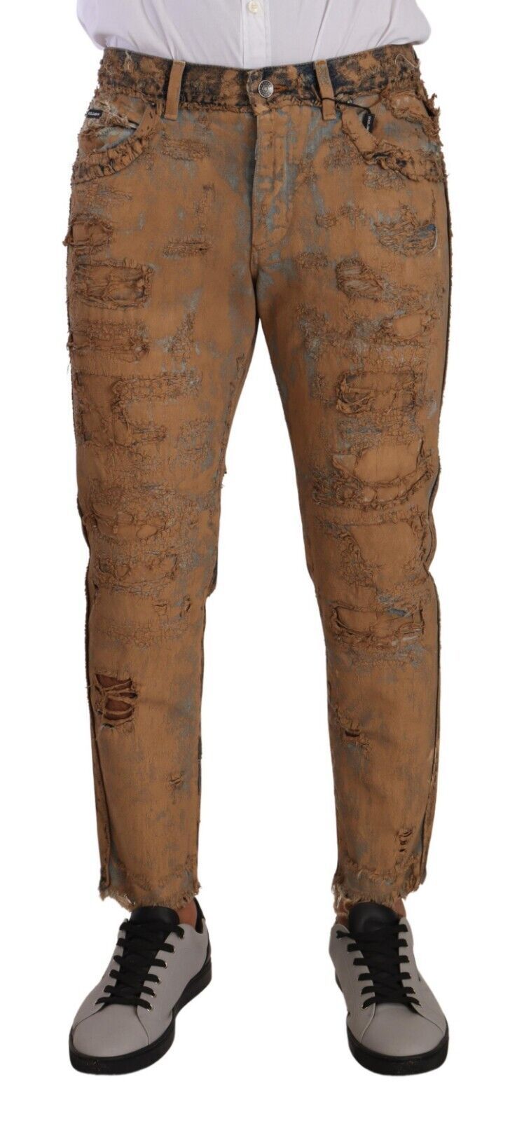 Dolce &amp; Gabbana Authentic classic distressed denim trousers