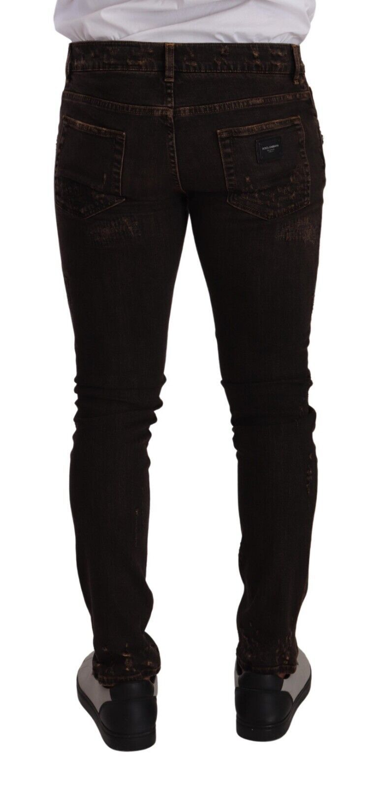 Dolce &amp; Gabbana Slim Fit Distressed Skinny Denim Jeans