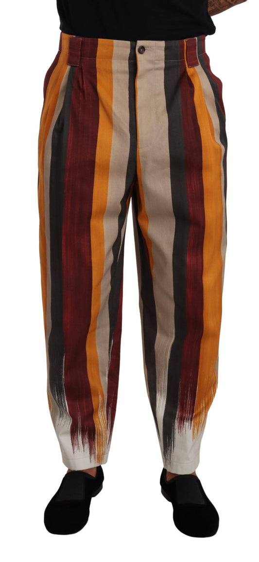 Dolce &amp; Gabbana Elegant striped skinny pants