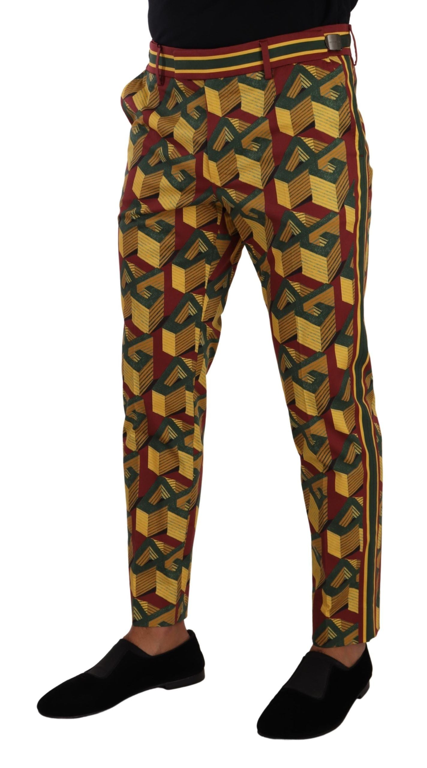 Dolce &amp; Gabbana Elegant Multicolor Tapered Pants for Men