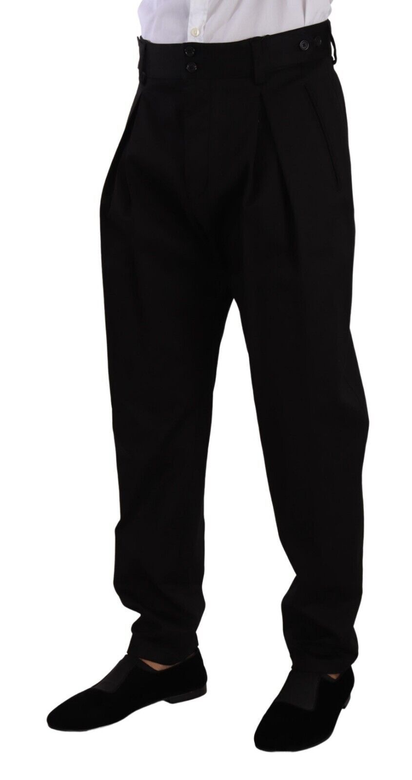 Dolce & Gabbana Elegante Slim-Fit-Hose aus Baumwolle