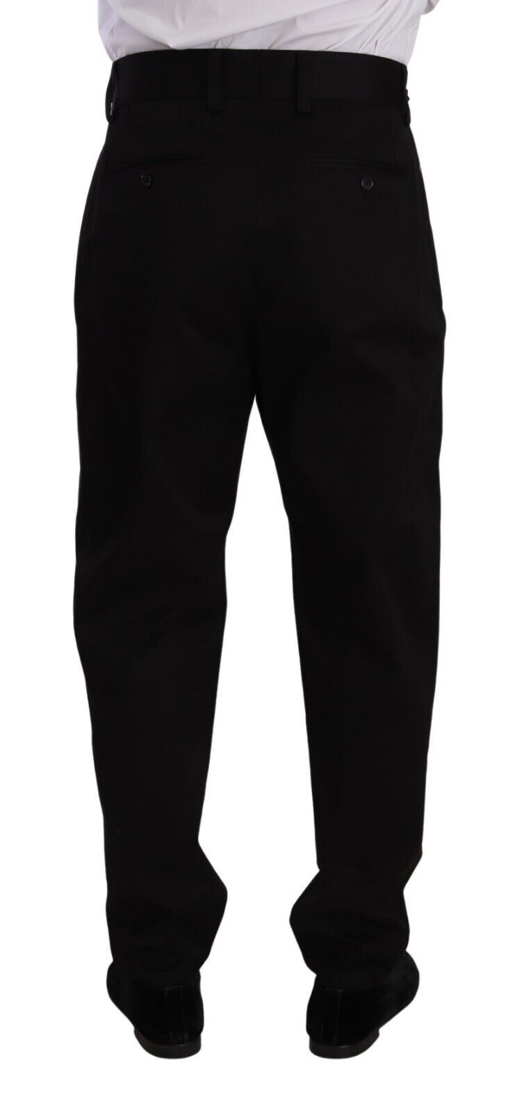 Dolce & Gabbana Elegante Slim-Fit-Hose aus Baumwolle