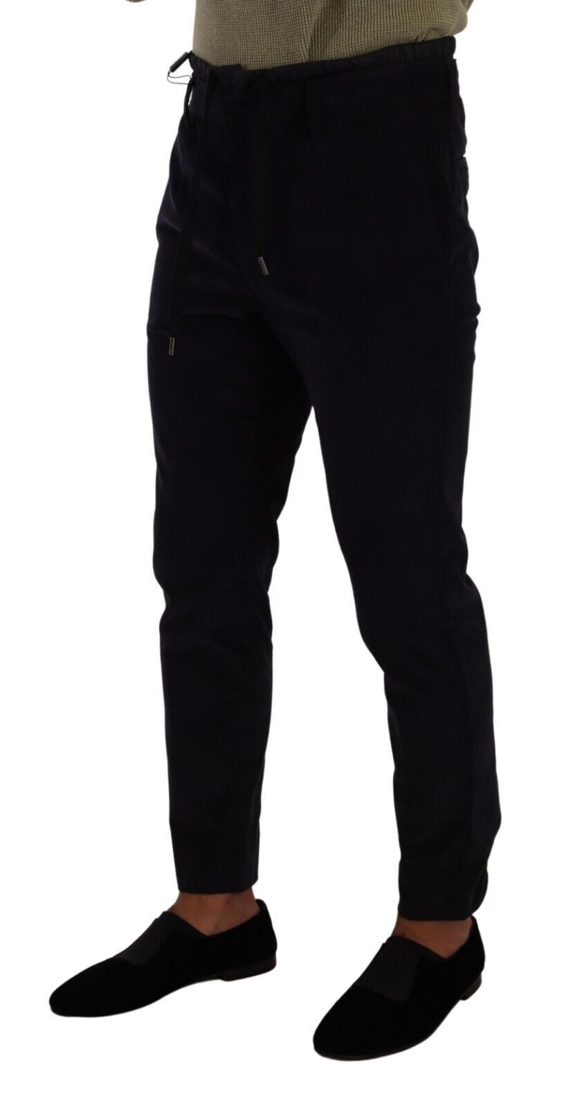 Dolce &amp; Gabbana Slim Fit Luxe Corduroy Pants in Dark Blue