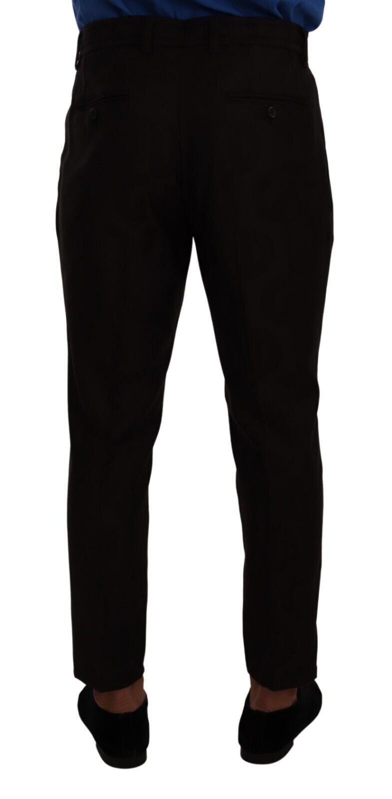 Dolce &amp; Gabbana Elegant burgundy wool jogger pants