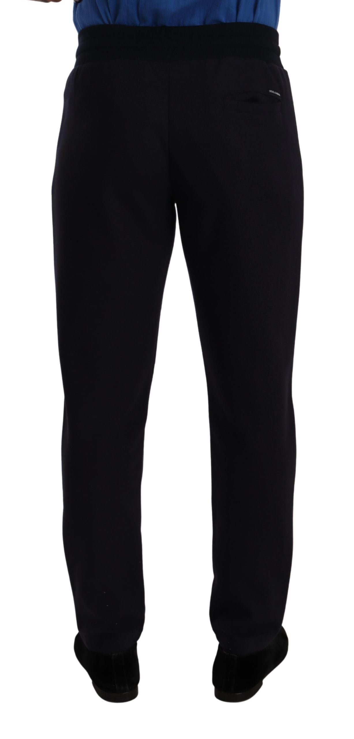 Dolce &amp; Gabbana Elegant Blue Sweatpants for Men