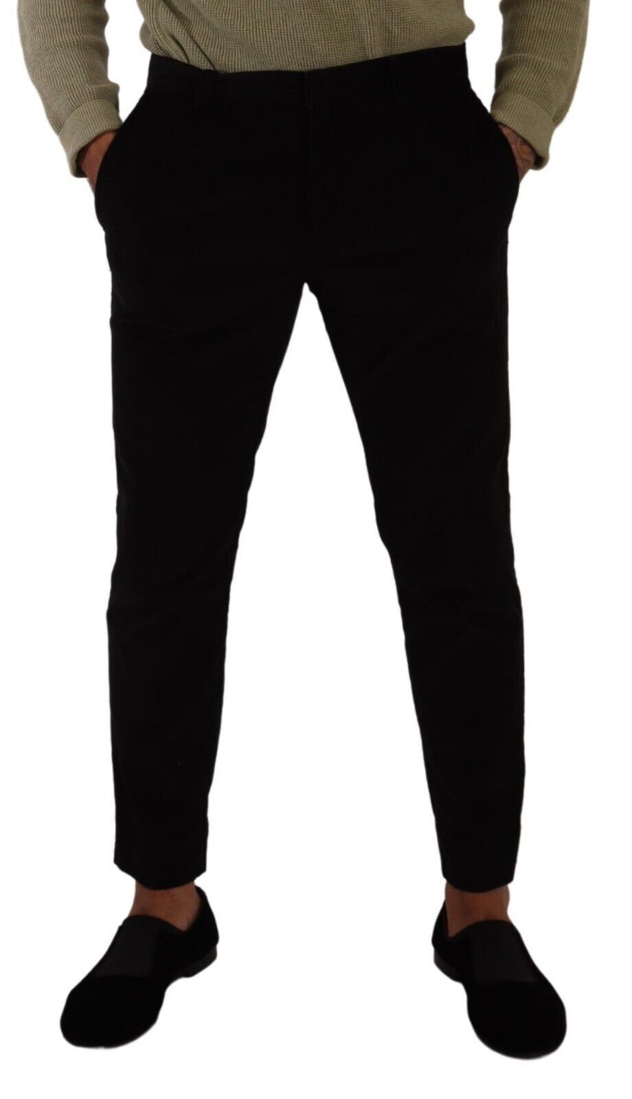 Dolce & Gabbana Elegante Slim Fit Cord Skinny-Hose