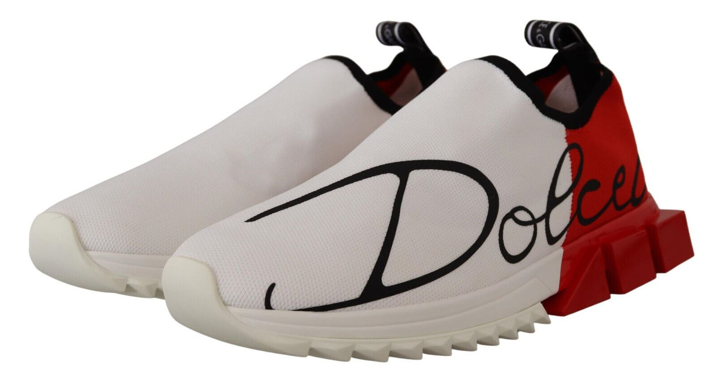 Dolce &amp; Gabbana Elegant Sorrento sneakers in white