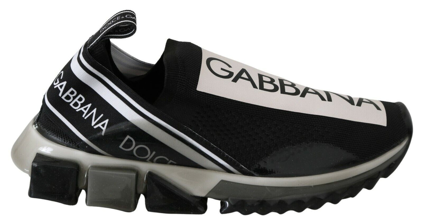 Dolce &amp; Gabbana Dapper Black Casual Sport Sneakers