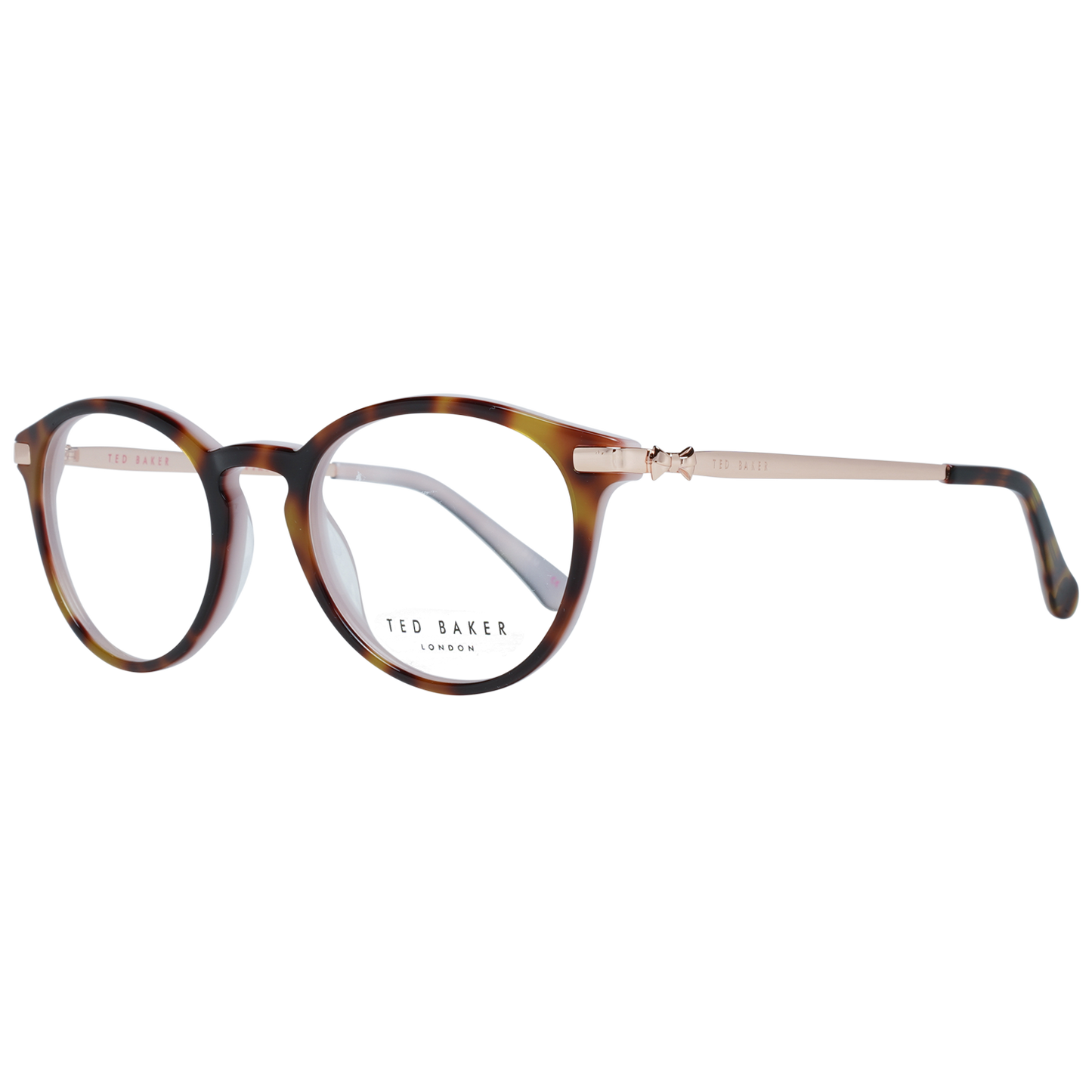 Ted Baker Schicke braune runde Vollrandbrille Mode Frames