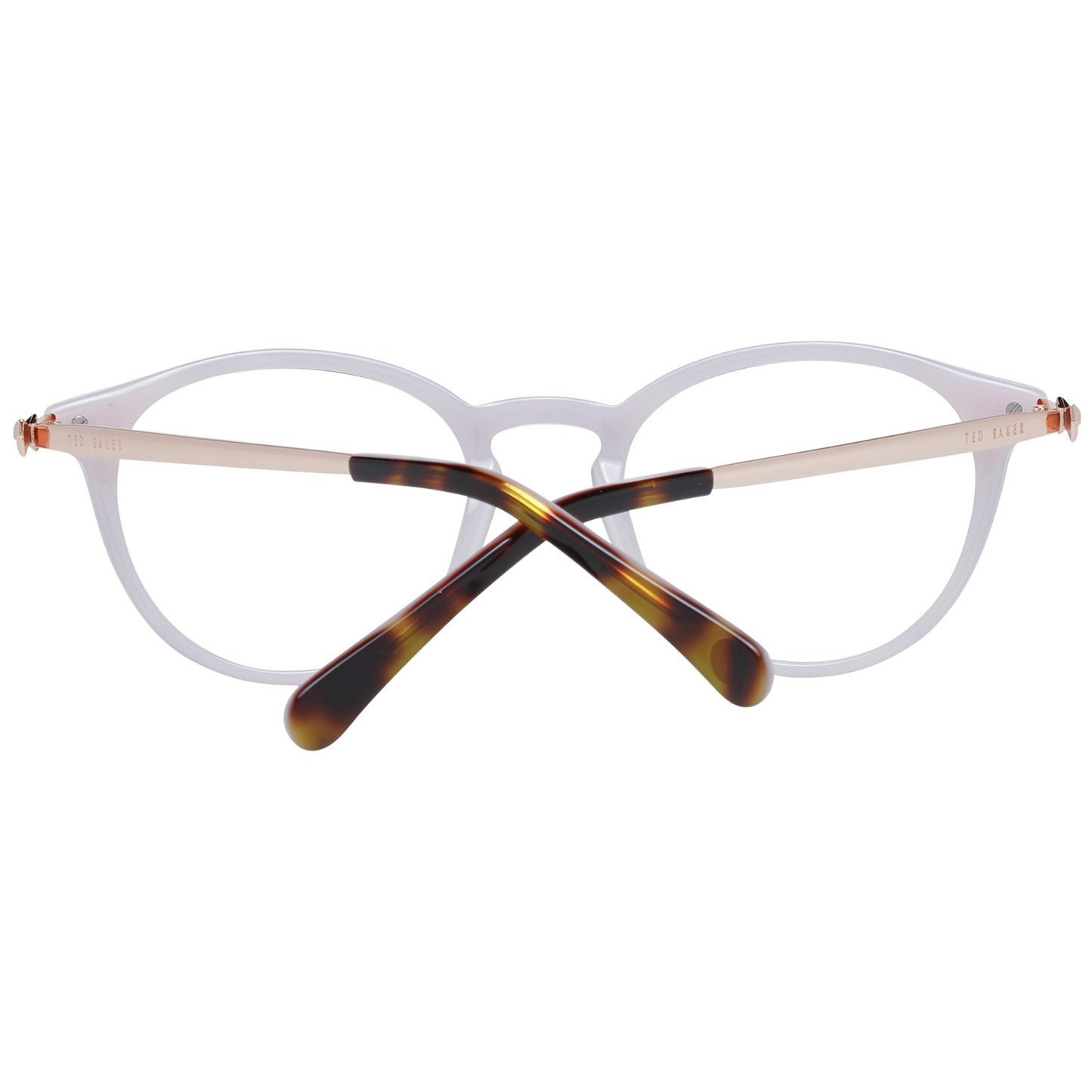 Ted Baker Schicke braune runde Vollrandbrille Mode Frames