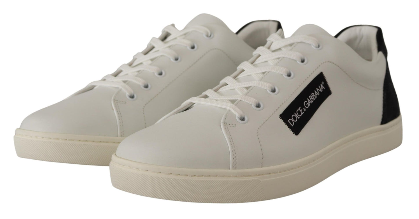 Dolce &amp; Gabbana Elegant low-top sneakers in white leather