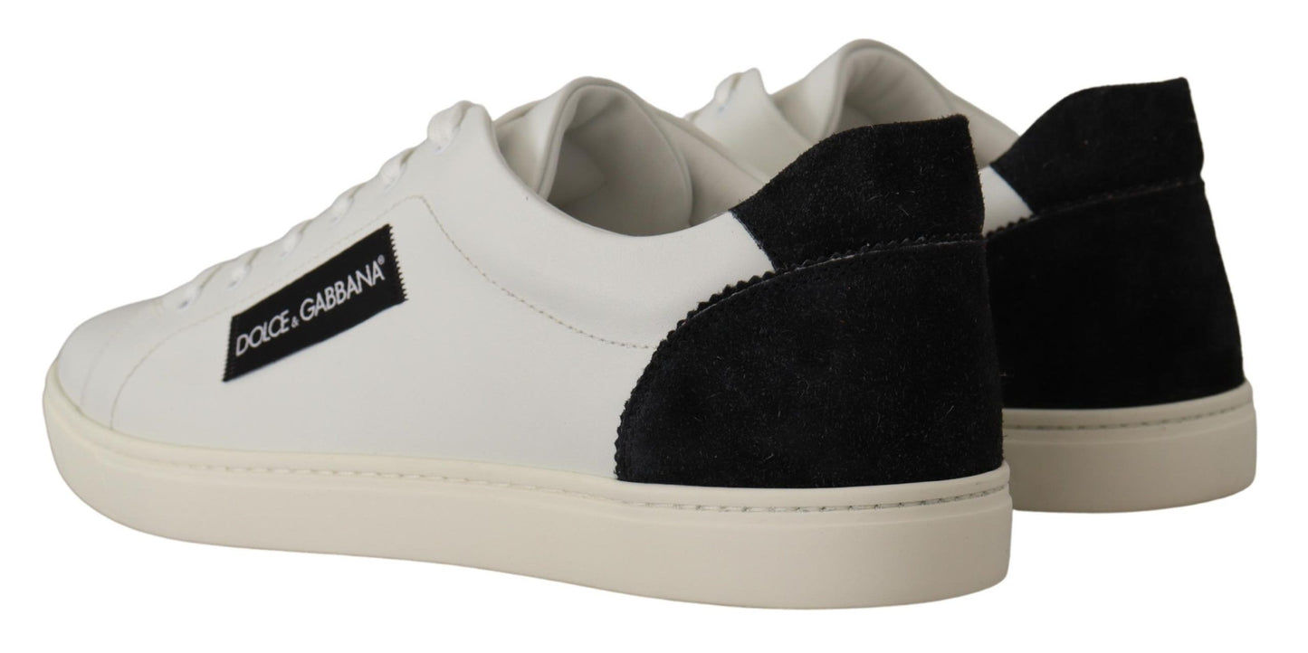 Dolce &amp; Gabbana Elegant low-top sneakers in white leather