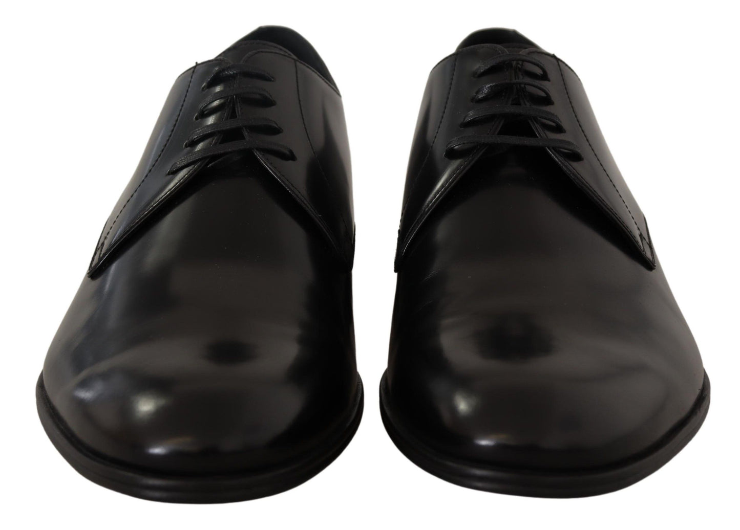 Dolce &amp; Gabbana Elegant Derby Shoes in Black Leather