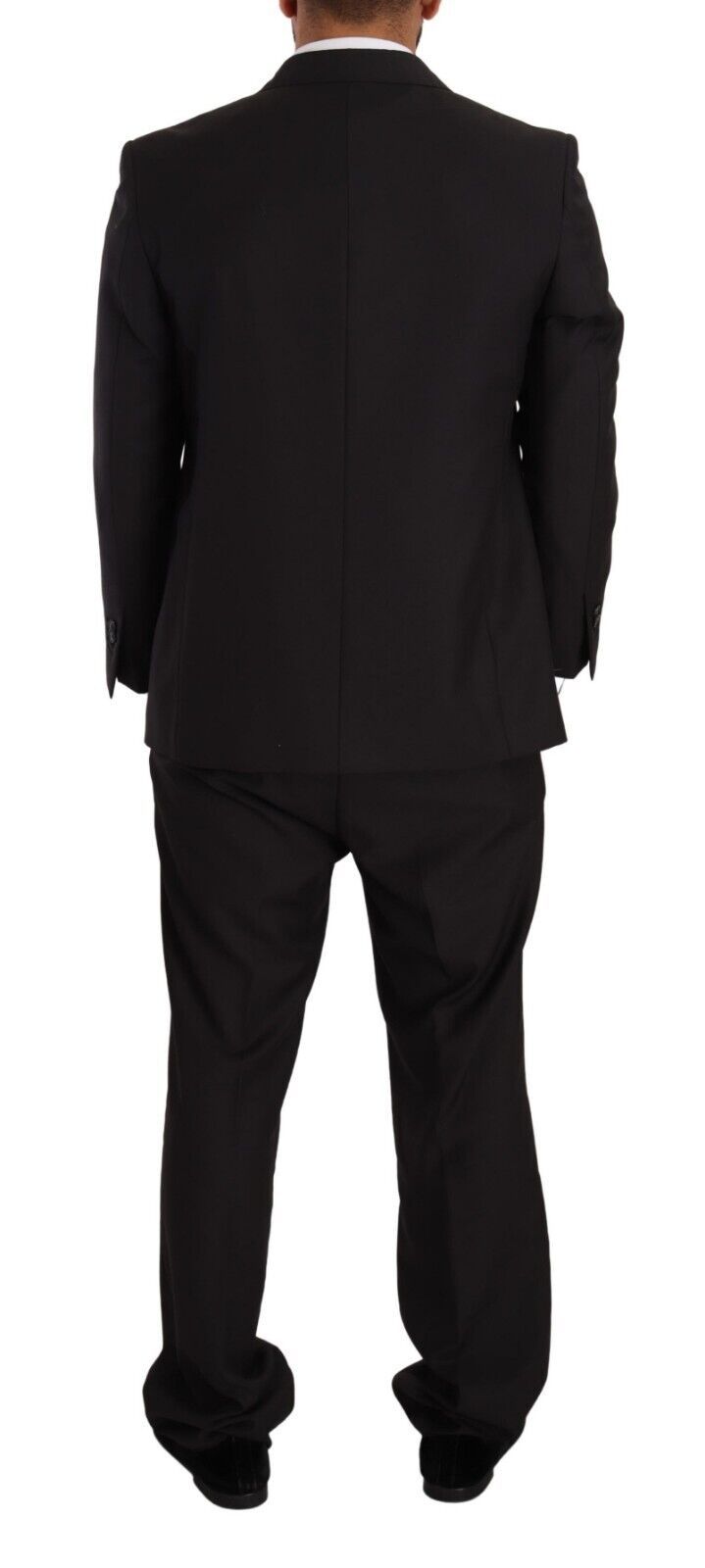 Domenico Tagliente Elegant dark grey two-piece suit