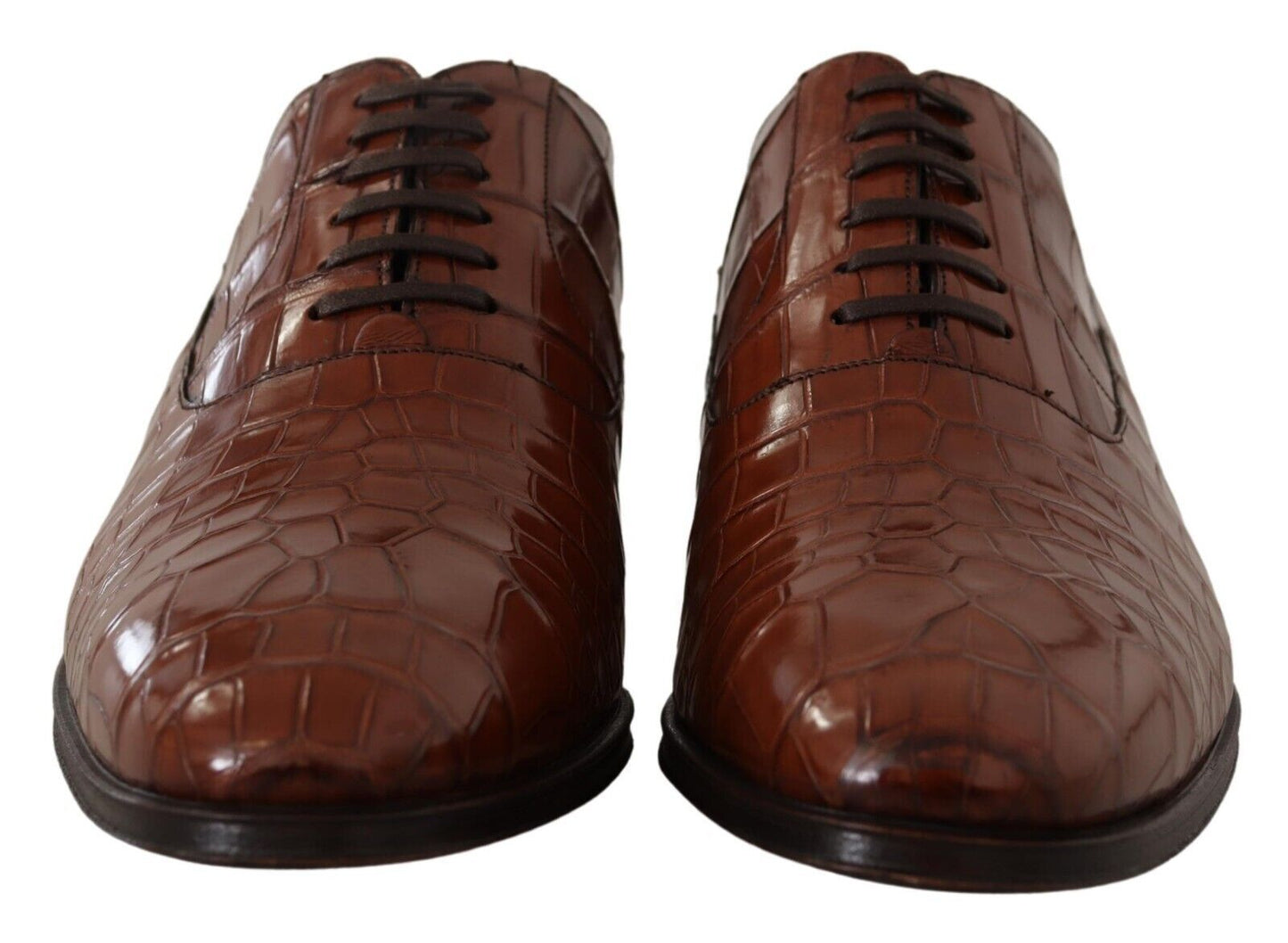 Dolce &amp; Gabbana Elegant formal shoes made of exotic crocodile leather