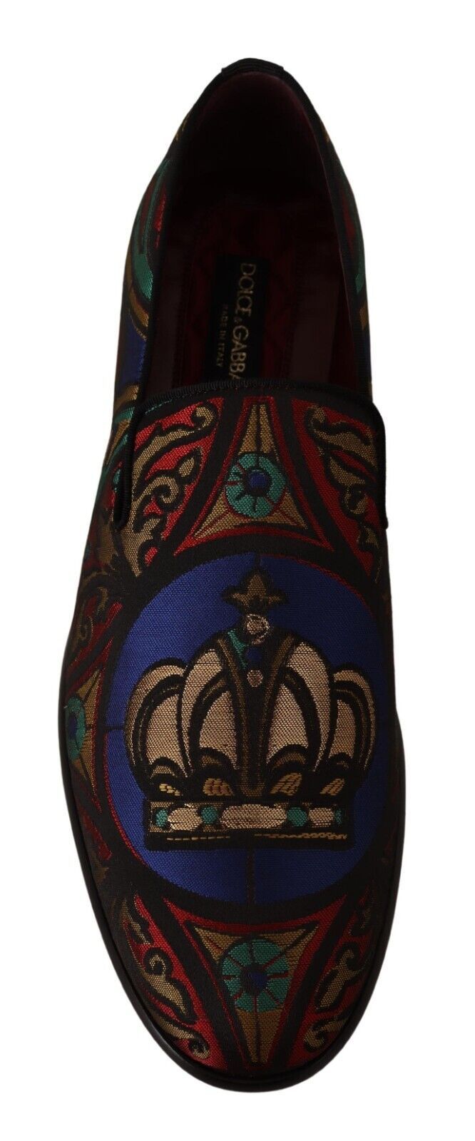 Dolce &amp; Gabbana Multicolor Jacquard Slipper Slippers