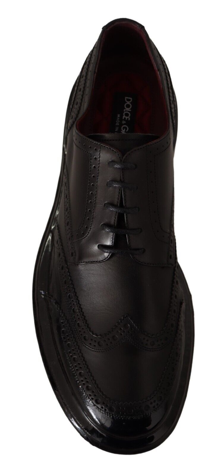 Dolce &amp; Gabbana Elegant Derby Oxford Wingtips in Calfskin