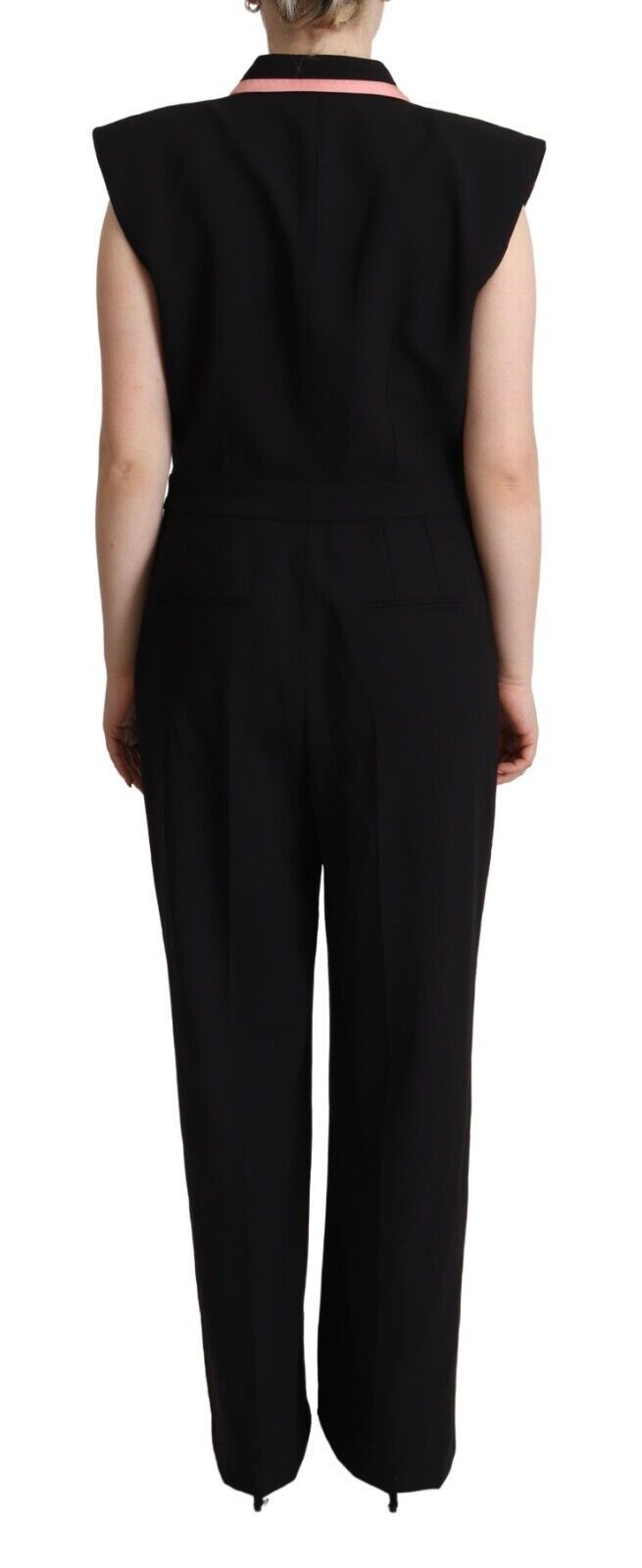 Dolce & Gabbana Eleganter ärmelloser Jumpsuit aus Wollmischung