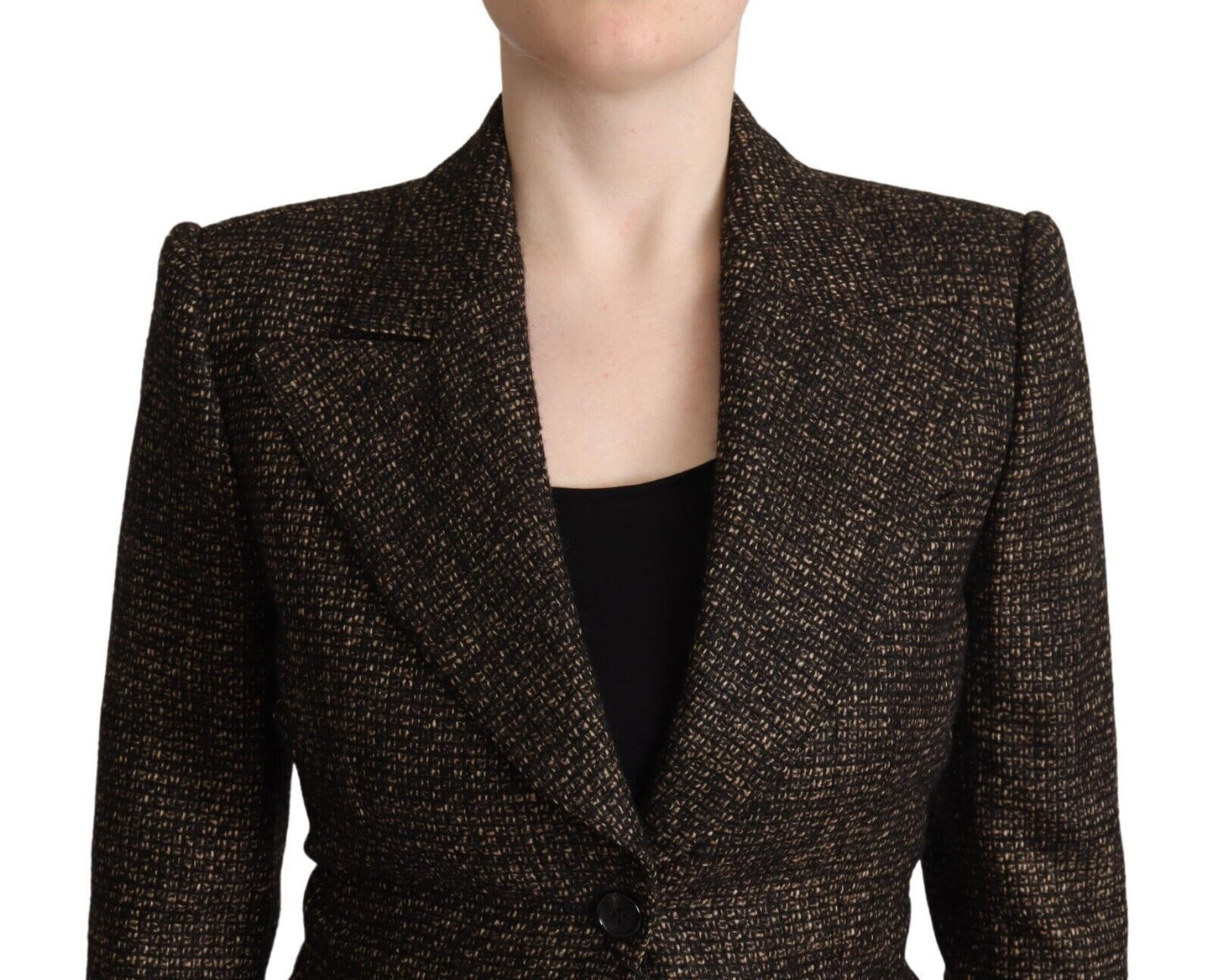 Dolce &amp; Gabbana Chic Wool Blend Suit Set