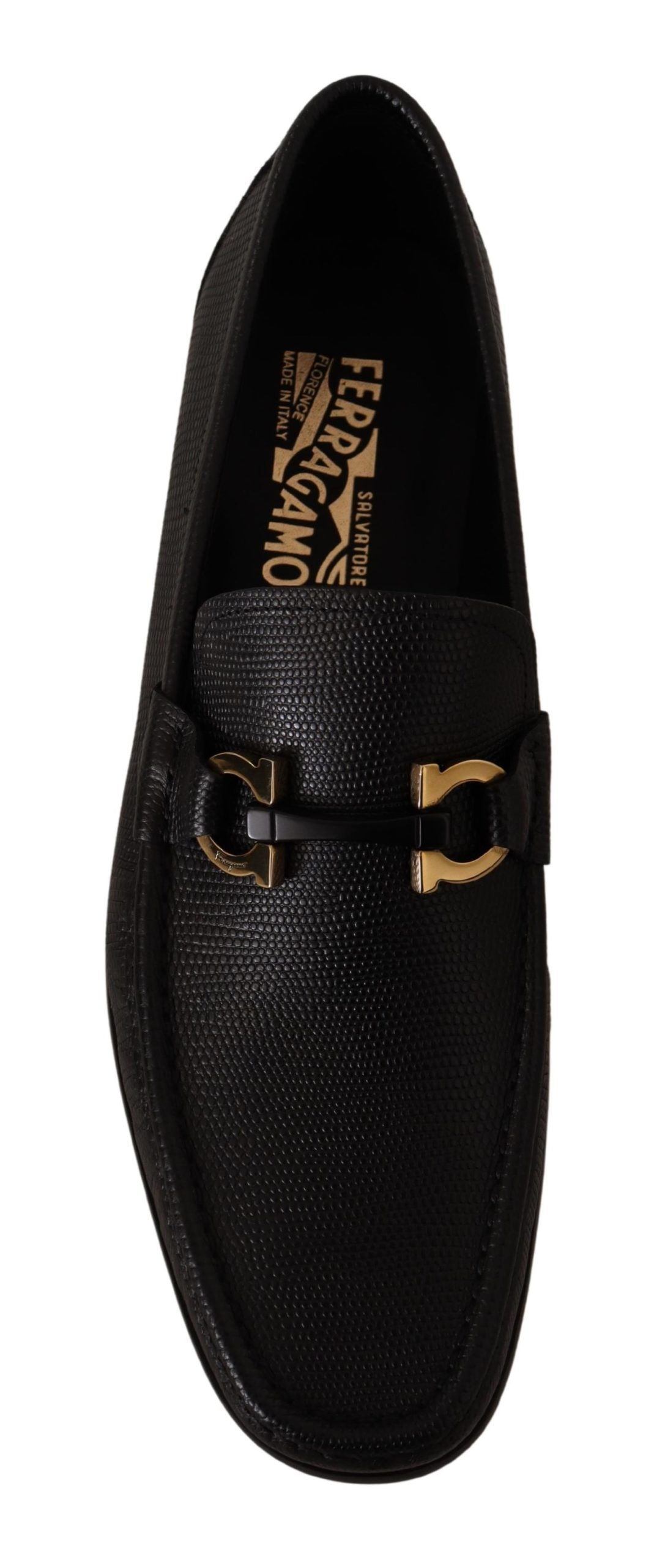 Salvatore Ferragamo Elegant loafers in black calf leather