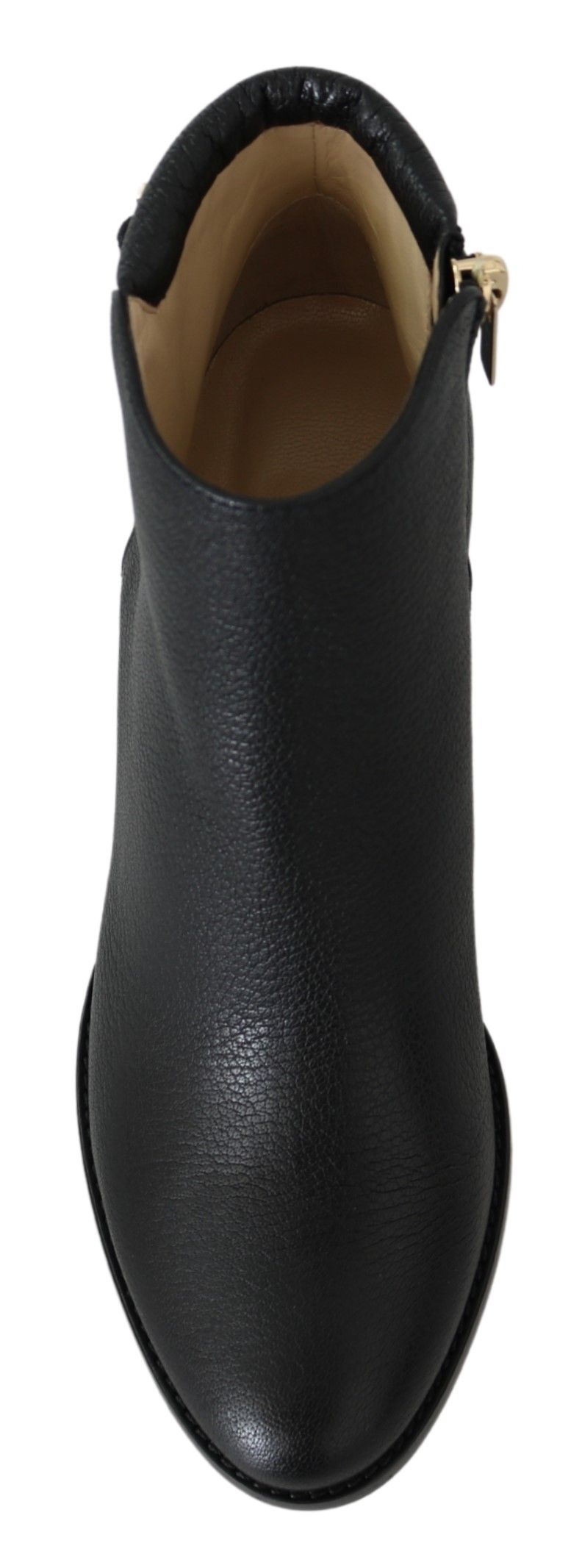 Jimmy Choo Elegant black leather boots with heel