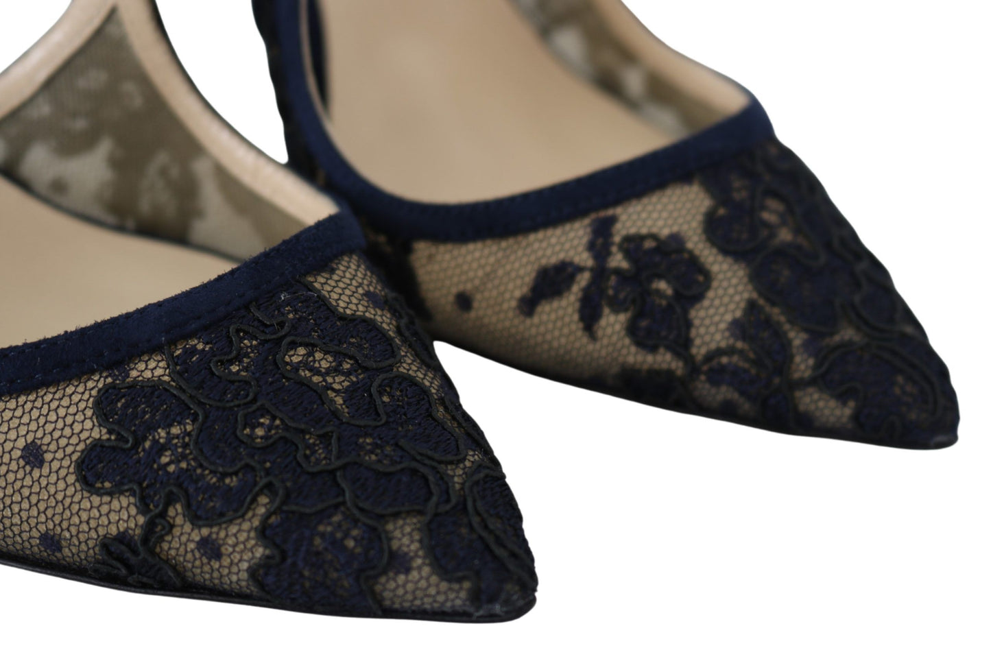 Jimmy Choo Navy Blue Lancer Leather Pumps Elegance Unleashed