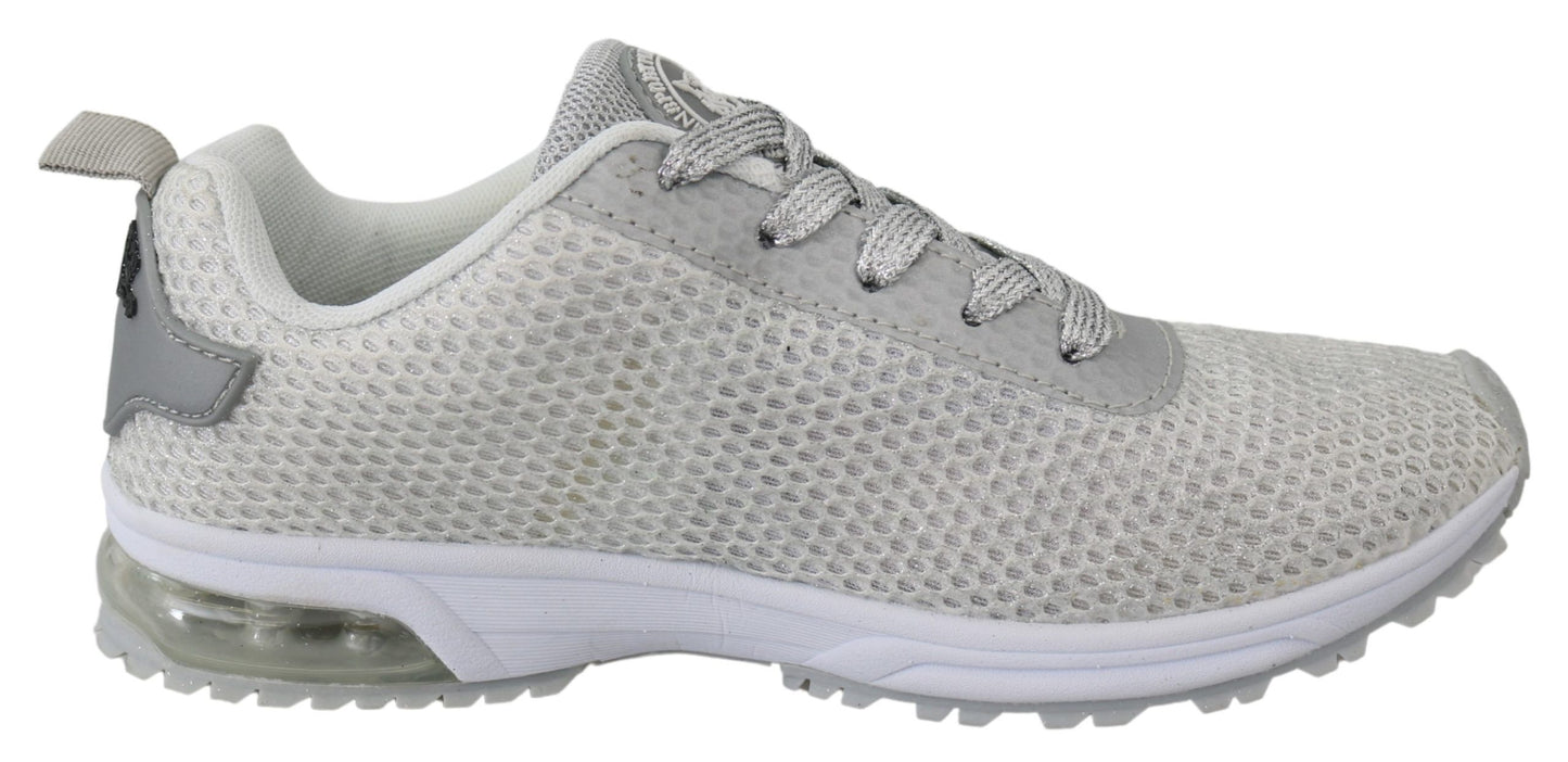 Plein Sport Glamorous Gretel Sport Sneakers in Silver