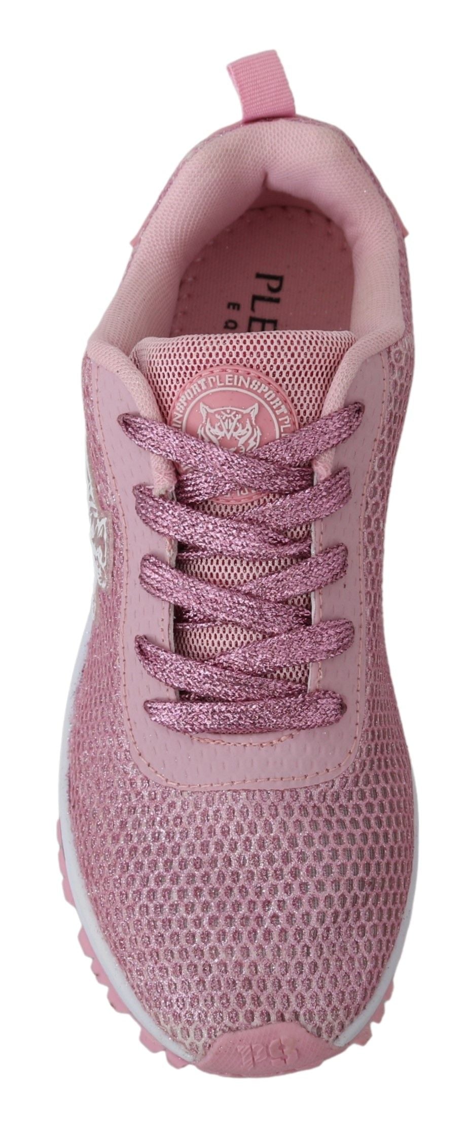 Plein Sport Chic powder pink high-craft sneakers