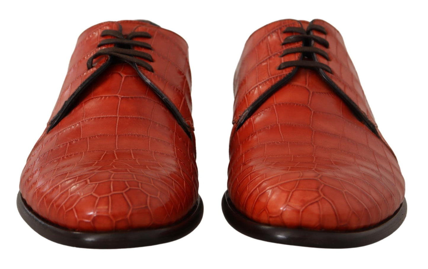 Dolce &amp; Gabbana Exquisite Exotic Crocodile Leather Lace-Up Shoes