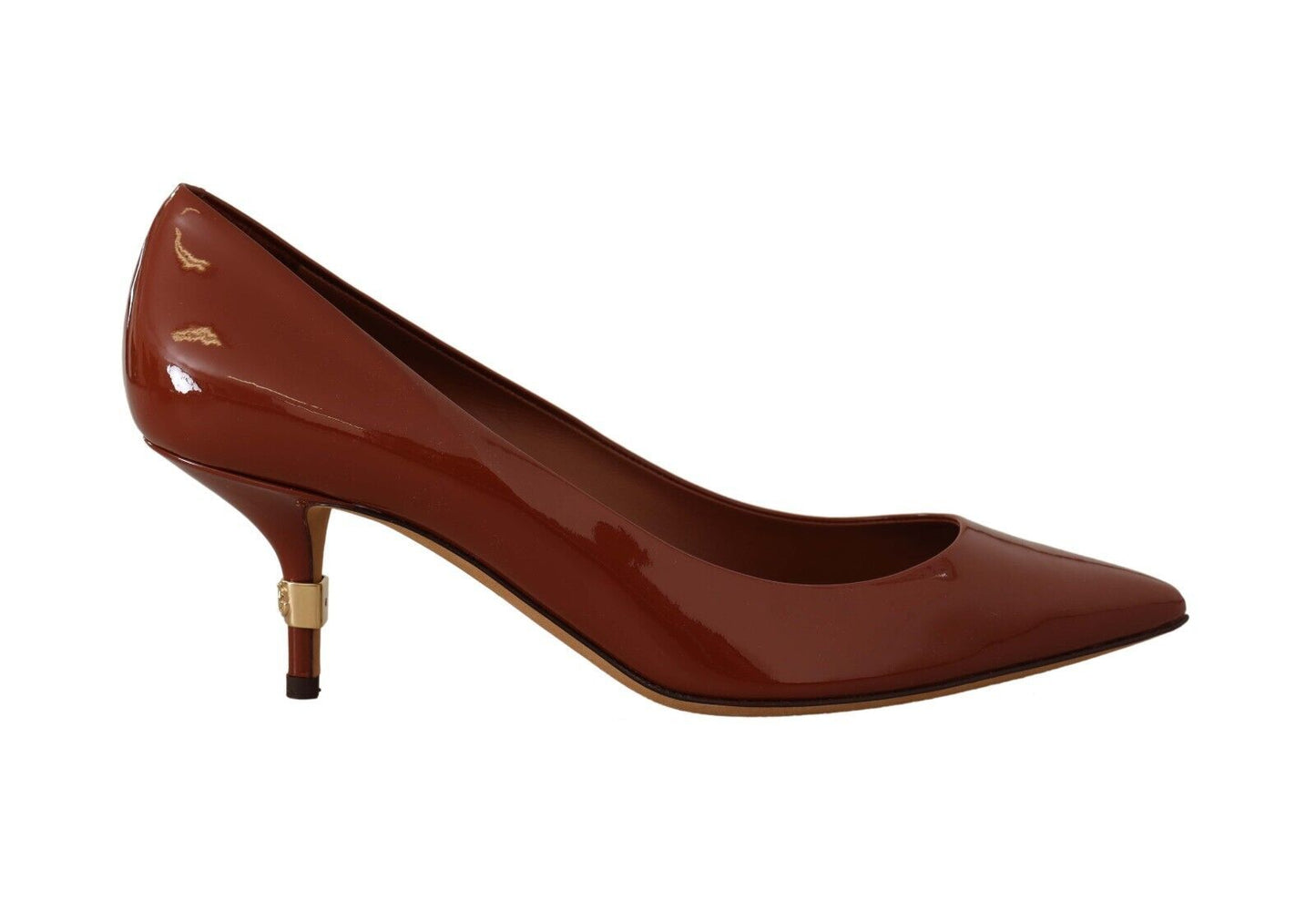 Dolce &amp; Gabbana Elegant Patent Leather Heels Pumps