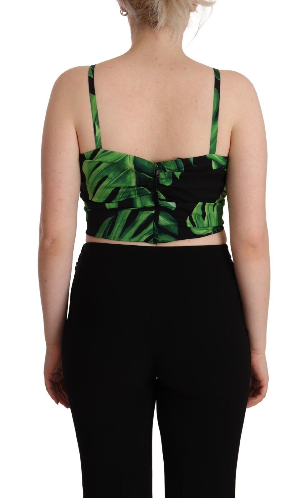 Dolce &amp; Gabbana Elegant foliage with holder for the cropped top