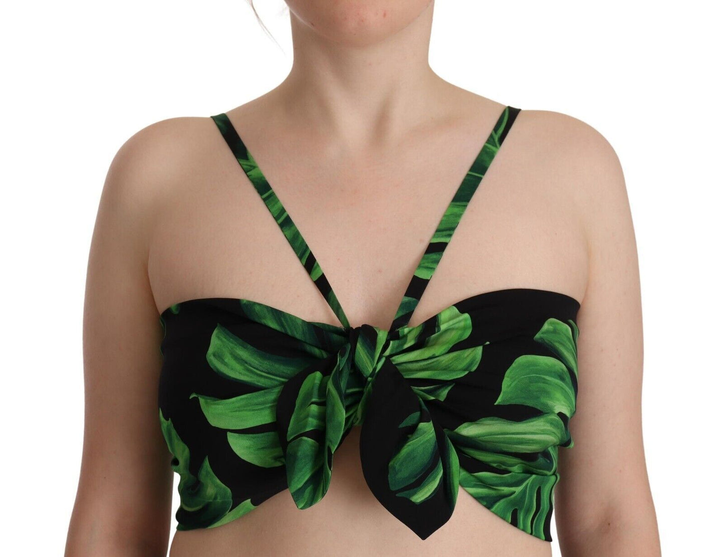 Dolce &amp; Gabbana Elegant foliage with holder for the cropped top