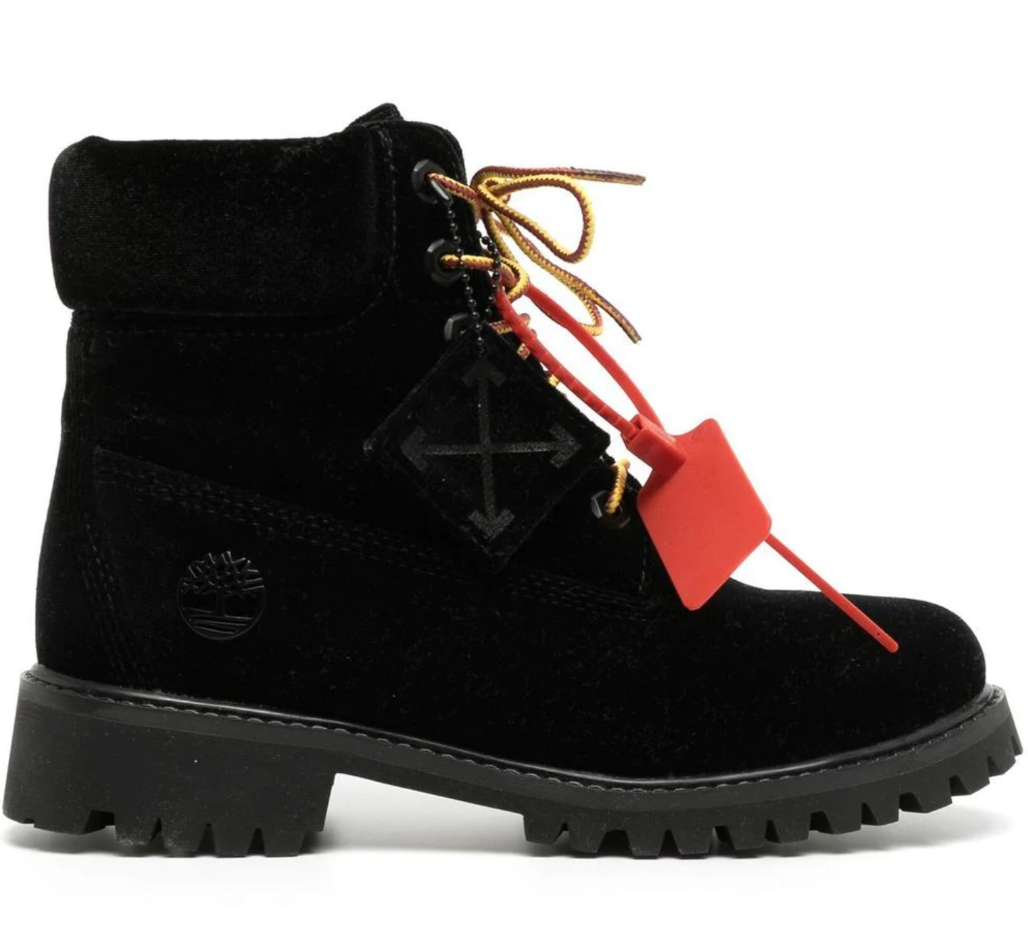 Off-White "Black Leather Boots for Women"