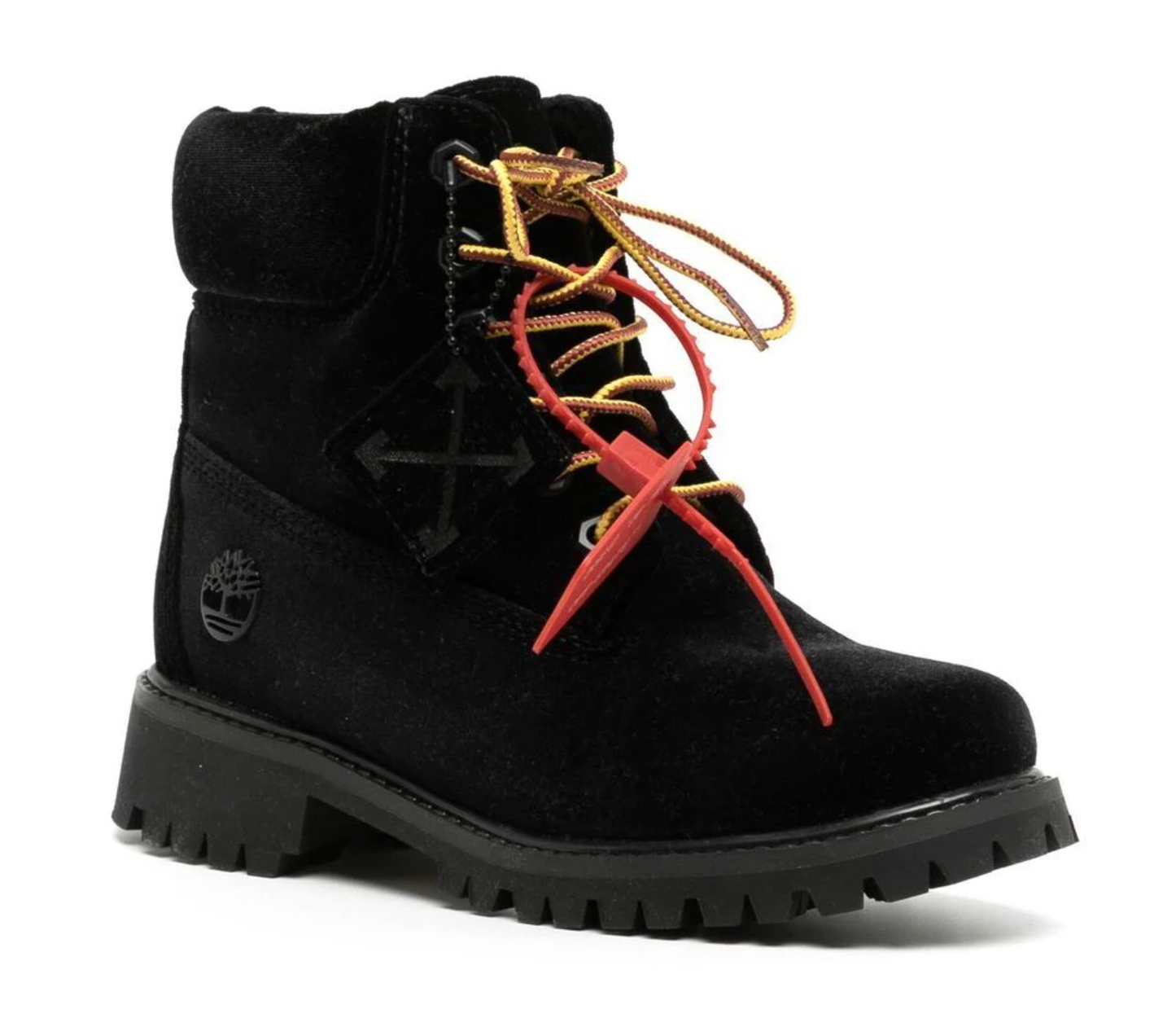 Off-White "Black Leather Boots for Women"